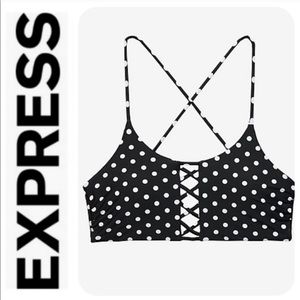 Express polka dot Swimwear top